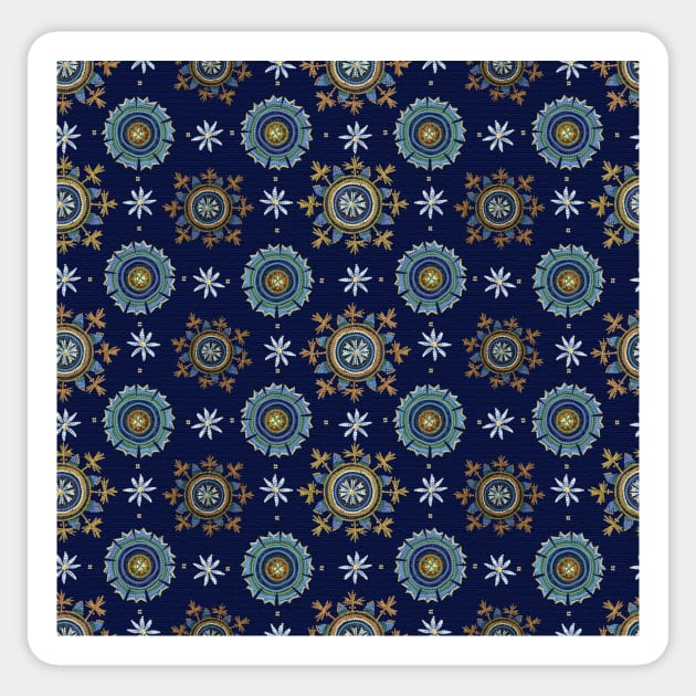 Byzantine blue Empire Sticker by SumiIllustrator